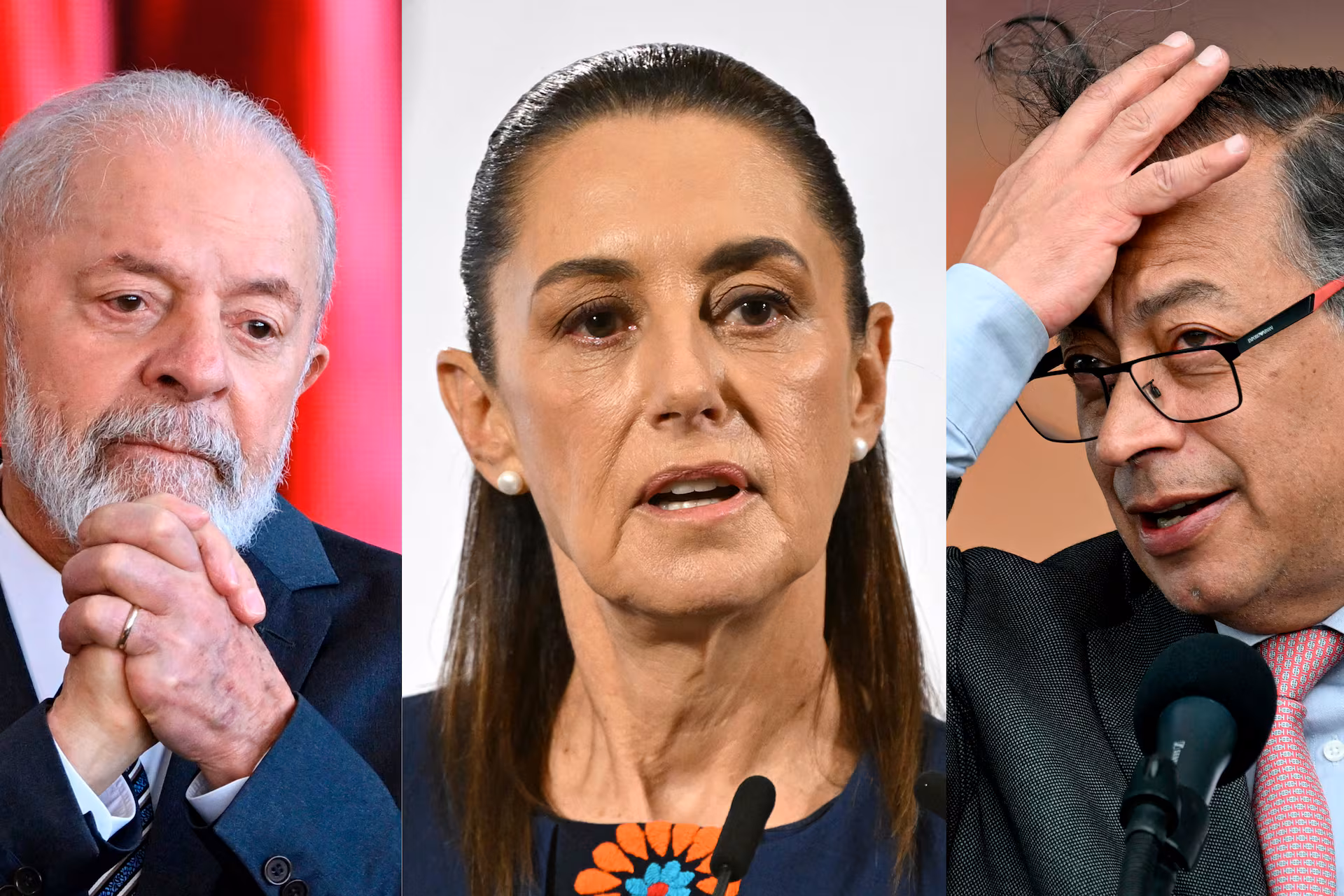 Lula, Sheinbaum y Petro