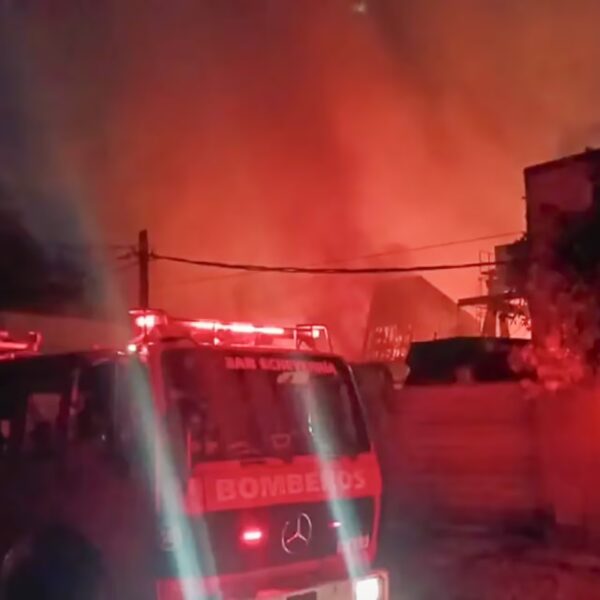 Un incendio destruyó una fábrica en Luis Guillón